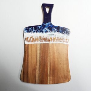 Blue Ocean Resin Cutting Board